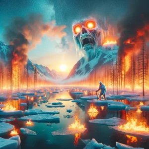 アークティックの「ゾンビ火災」、温暖化が新たな火種に