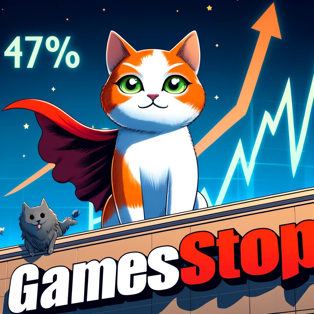 GameStop株47%急騰、RoaringKittyの動向が再び市場を揺るがす - innovaTopia - （イノベトピア）