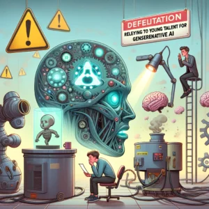 ジェネレーティブAI訓練における若手依存のリスクを研究が指摘