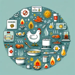 鳥インフルエンザ対策：加熱で安全な食品消費を