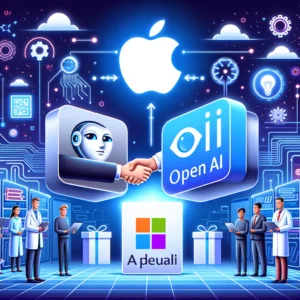 AppleとOpenAI、技術提携でAI機能強化へ – Microsoftも戦略調整に動く