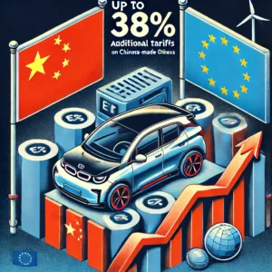 EUの中国製EVに対する最大38%追加関税、市場は逆風を好機に変えるか