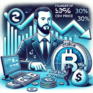 Curve創設者の巨額借入がCRV価格を30%急落させる