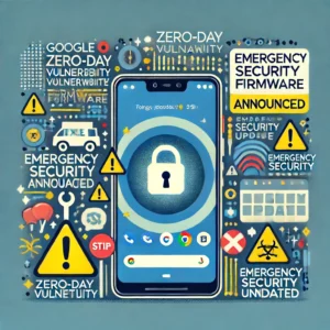Pixelファームウェアのゼロデイ脆弱性、Googleが警告：緊急セキュリティアップデート発表