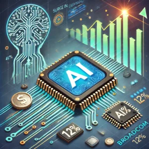 AIチップ需要急増でBroadcom株12%上昇、収益予想を上回る