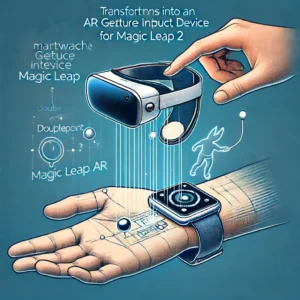 スマートウォッチがARジェスチャー入力デバイスに変身！DoublepointがMagic Leap 2向け「WowMouse AR」発表