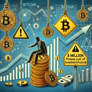 ビットコイン投資商品、600万ドル流出で市場に警鐘