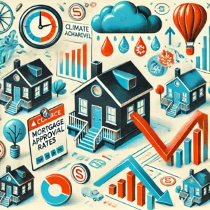 気候変動が住宅市場に暗雲、ローン承認率と資産価値に影響