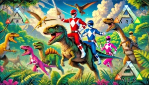 パワーレンジャーが「Ark: Survival Ascended」に登場、新モッドで変身可能に！