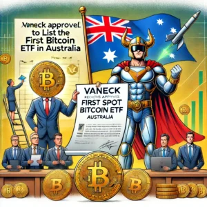 オーストラリアで初のスポットビットコインETF、VanEckが上場承認を獲得
