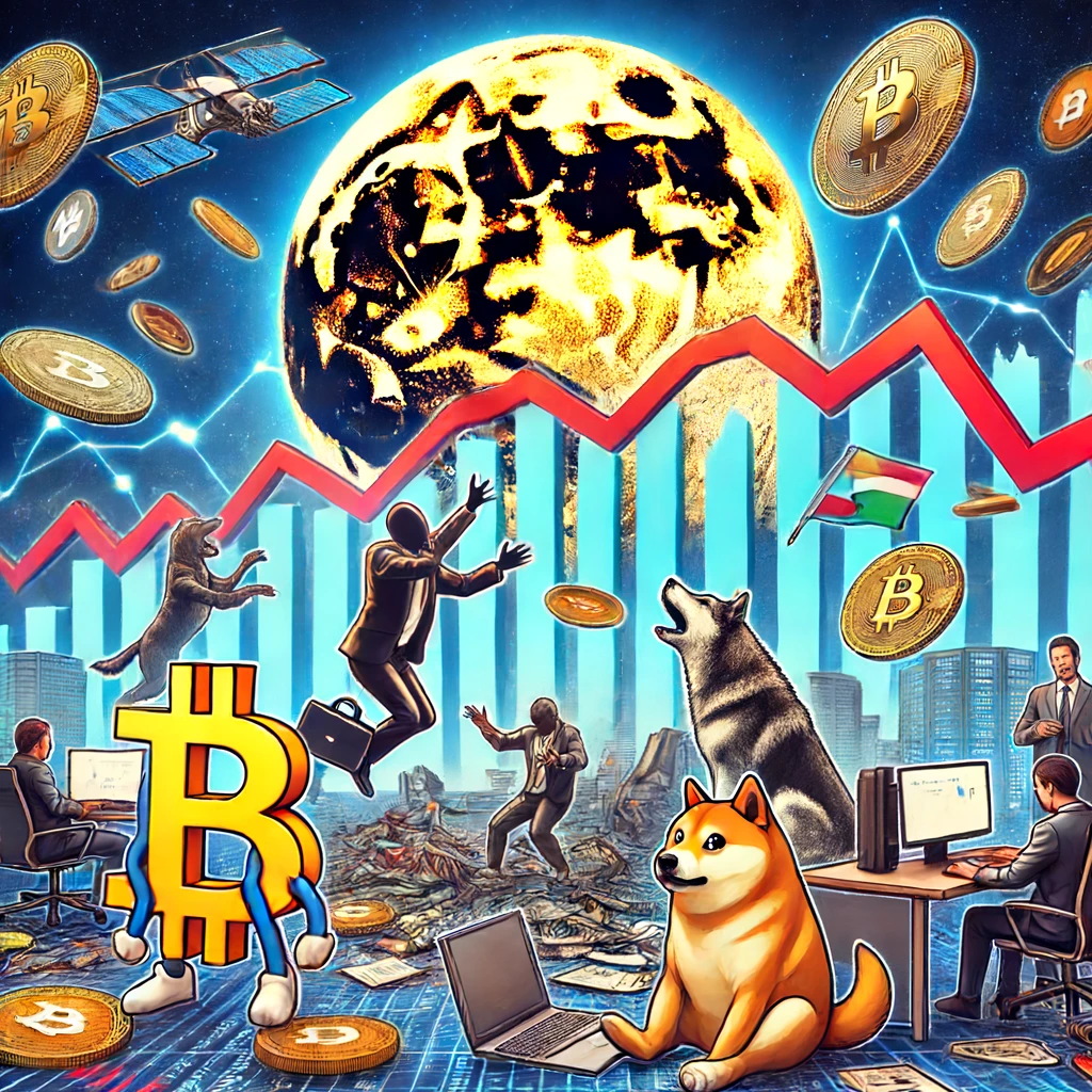 主要暗号通貨が下落、SOLとDOGEに大打撃、市場全体が不安定に - innovaTopia - （イノベトピア）