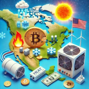 北米の夏季、ビットコインマイニングに暑さがもたらす影響と救済