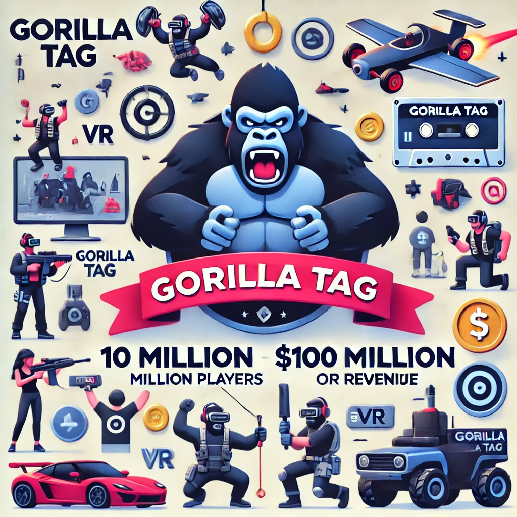 VRゲーム「Gorilla Tag」がプレイヤー数1000万人を突破、収益1億ドル達成！ - innovaTopia - （イノベトピア）