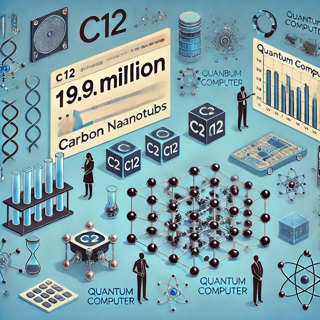 炭素ナノチューブ活用、C12が量子コンピュータ開発で1940万ドル調達！ - innovaTopia - （イノベトピア）