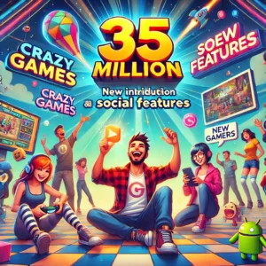 CrazyGamesが月間3500万ユーザー突破、新ソーシャル機能でゲーム体験革新