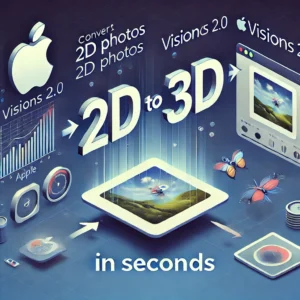 Appleが実現、2D写真を数秒で3Dに変換するVisionOS 2.0機能発表！