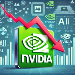 Nvidia株急落、AIチップ市場に波紋 – 世界最高位から転落