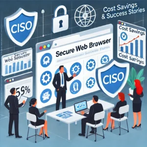 ブラウザセキュリティ強化でコスト削減！CISOが語る6つの成功事例