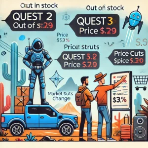 Quest 2在庫切れ、Quest 3S発売間近か？価格削減と市場戦略変化の兆し