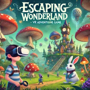 VRアドベンチャー「Escaping Wonderland」、不思議の国を新視点で探検！