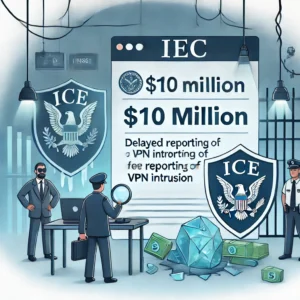 ICE、VPN侵入でSECから1000万ドル罰金：報告遅延が原因