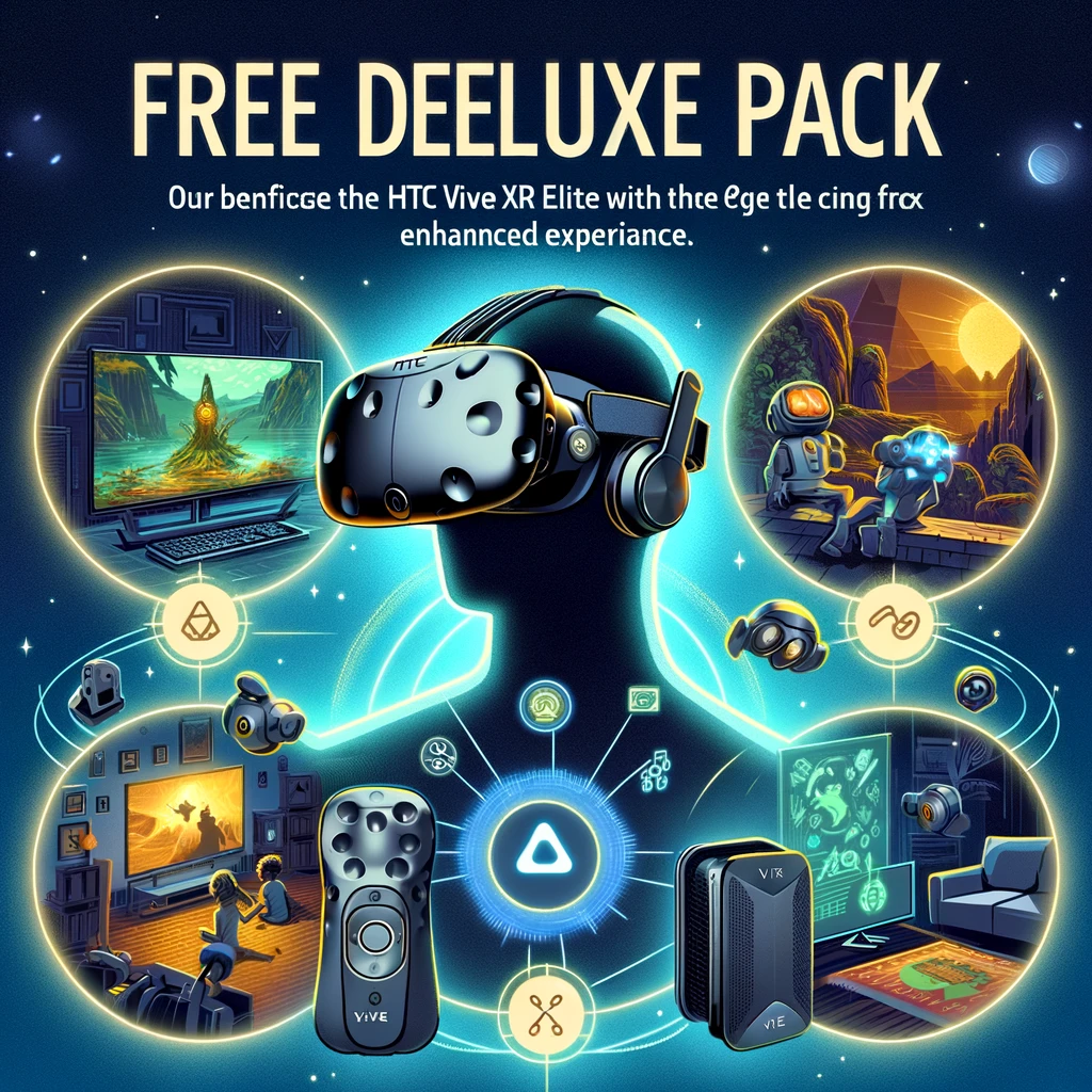 HTC Vive XR Elite所有者への特典、無料Deluxe Packで体験向上！ - innovaTopia - （イノベトピア）
