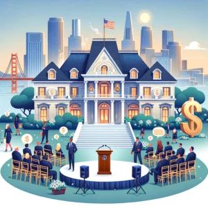 サンフランシスコ豪邸でトランプ資金調達、テック界の大物が主催