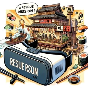 VRアドベンチャー「Sushi Ben」、マンガから飛び出した寿司バー救出劇!