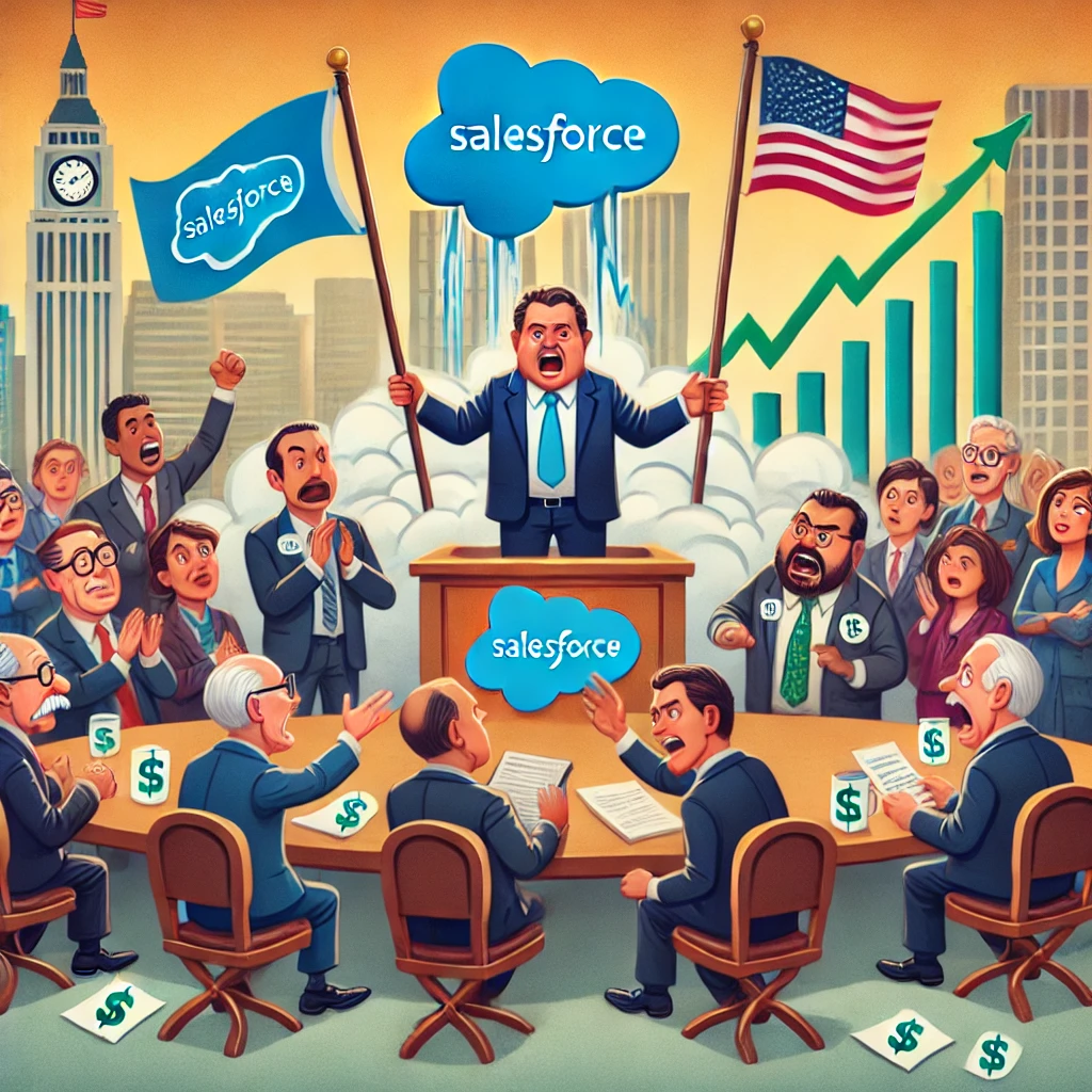 Salesforce株主、CEO報酬計画に反旗 – 株価上昇にも関わらず反対票投じる - innovaTopia - （イノベトピア）