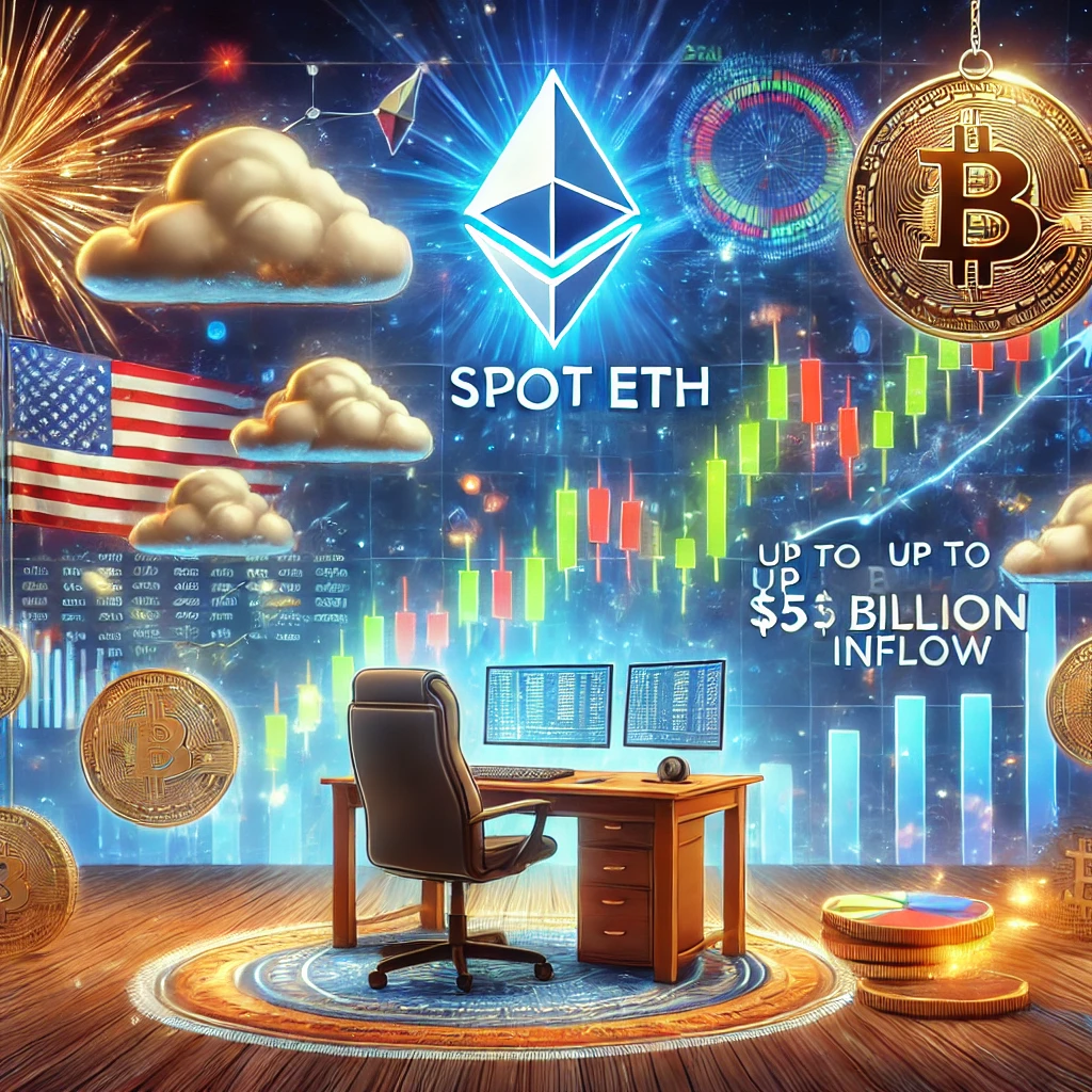 米国でのスポットETH ETF取引開始後、最大50億ドルの純流入予測 - innovaTopia - （イノベトピア）