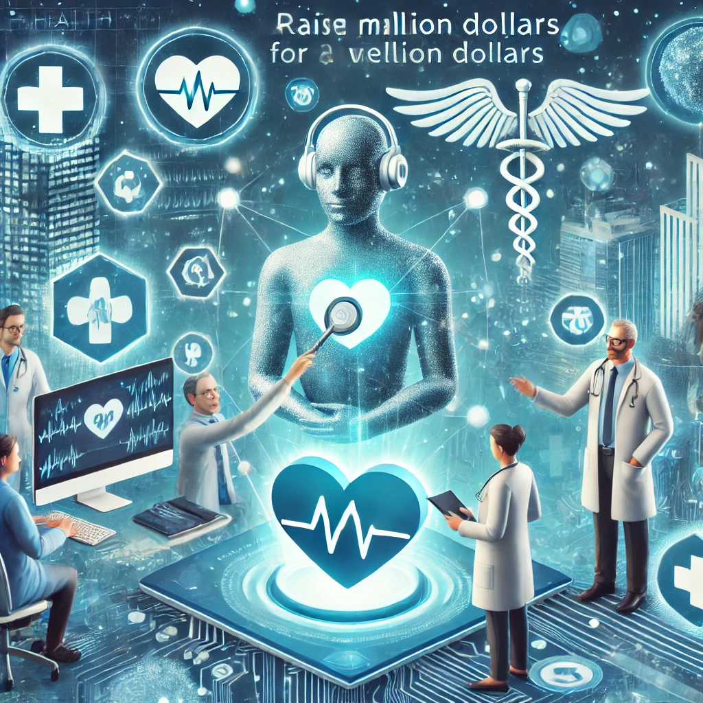 DALLE 2024-07-03 040841 - An image depicting K Health raising 50 million dollars for AI virtual care Show medical professionals and AI technology interacting with elements of - innovaTopia K HealthがAIバーチャルケアで5000万ドル調達、医療革新への道筋を描く - innovaTopia - (イノベトピア)