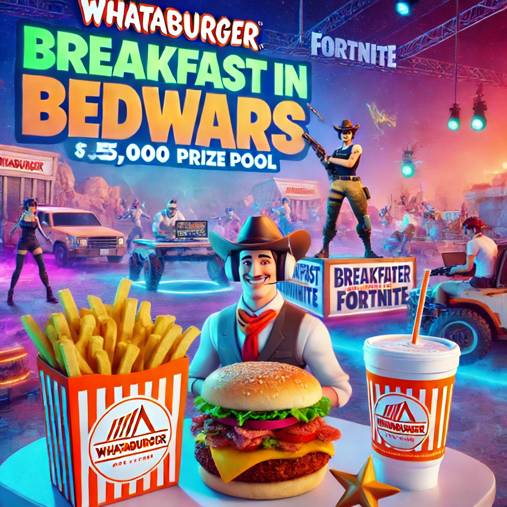 WhataburgerがFortniteで「Breakfast in Bedwars」トーナメント開催、賞金総額25,000ドル！ - innovaTopia - （イノベトピア）