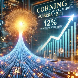 Corning株12%急騰、AIブームが光ファイバー需要を加速 - innovaTopia - （イノベトピア）