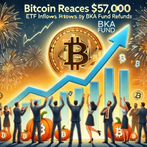 ビットコイン57,000ドル回復、ETF流入とBKA資金返金が後押し - innovaTopia - （イノベトピア）