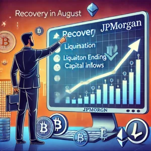JPMorgan、暗号市場の8月回復を予測：清算終了と資金流入の見通し - innovaTopia - （イノベトピア）