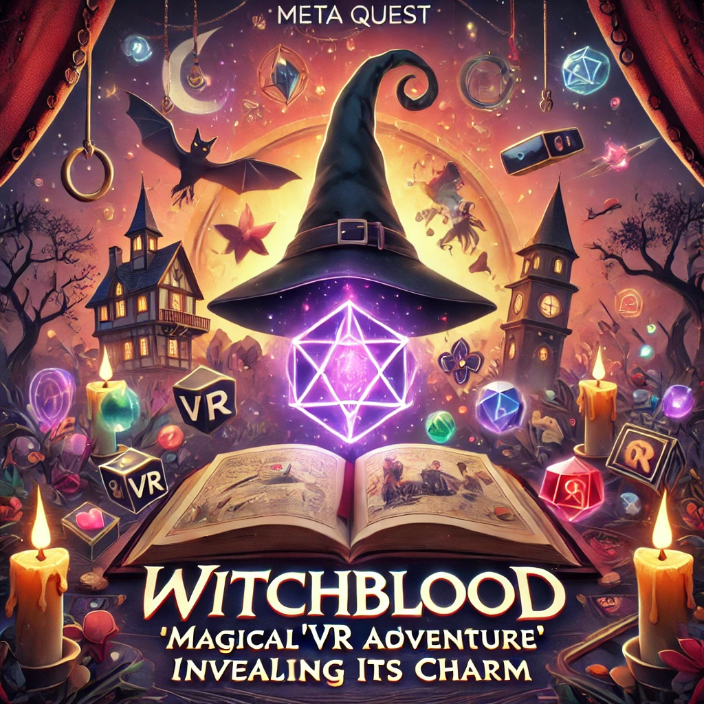 DALLE 2024-07-18 220142 - Magical VR adventure Witchblood releases on Meta Quest unveiling its charm The image should depict a magical and adventurous theme with elements r - innovaTopia 魔法溢れるVR冒険「Witchblood」、Meta Questで魅力解放! - innovaTopia - (イノベトピア)