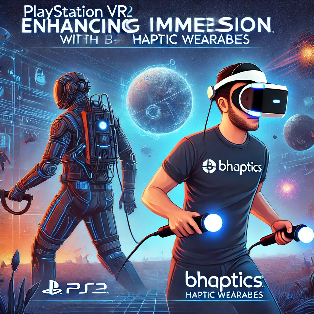 DALLE 2024-07-19 041557 - An illustration of PlayStation VR2 enhancing immersion with bHaptics haptic wearables The scene includes a gamer wearing VR gear and haptic suits w - innovaTopia PlayStation VR2で没入感アップ!bHapticsのハプティックウェアが対応ゲーム拡大 - innovaTopia - (イノベトピア)