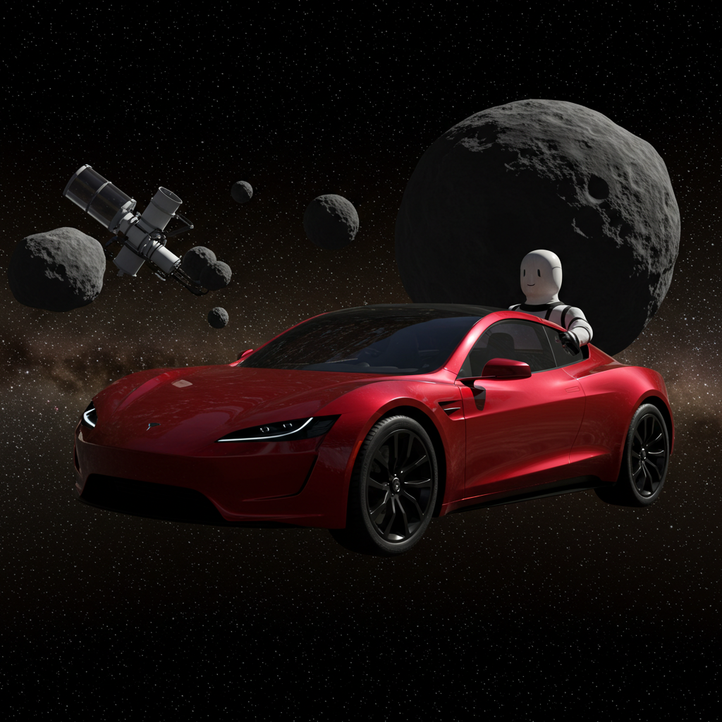 SpaceXのテスラ・ロードスター、NASAが小惑星と誤認識 - 宇宙物体追跡の課題が浮き彫りに - innovaTopia - （イノベトピア）