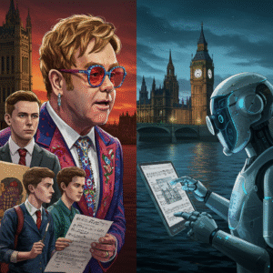 エルトン・ジョン、英国AI著作権計画を「犯罪的」と非難 - 若手アーティストの未来に警鐘 - innovaTopia - （イノベトピア）