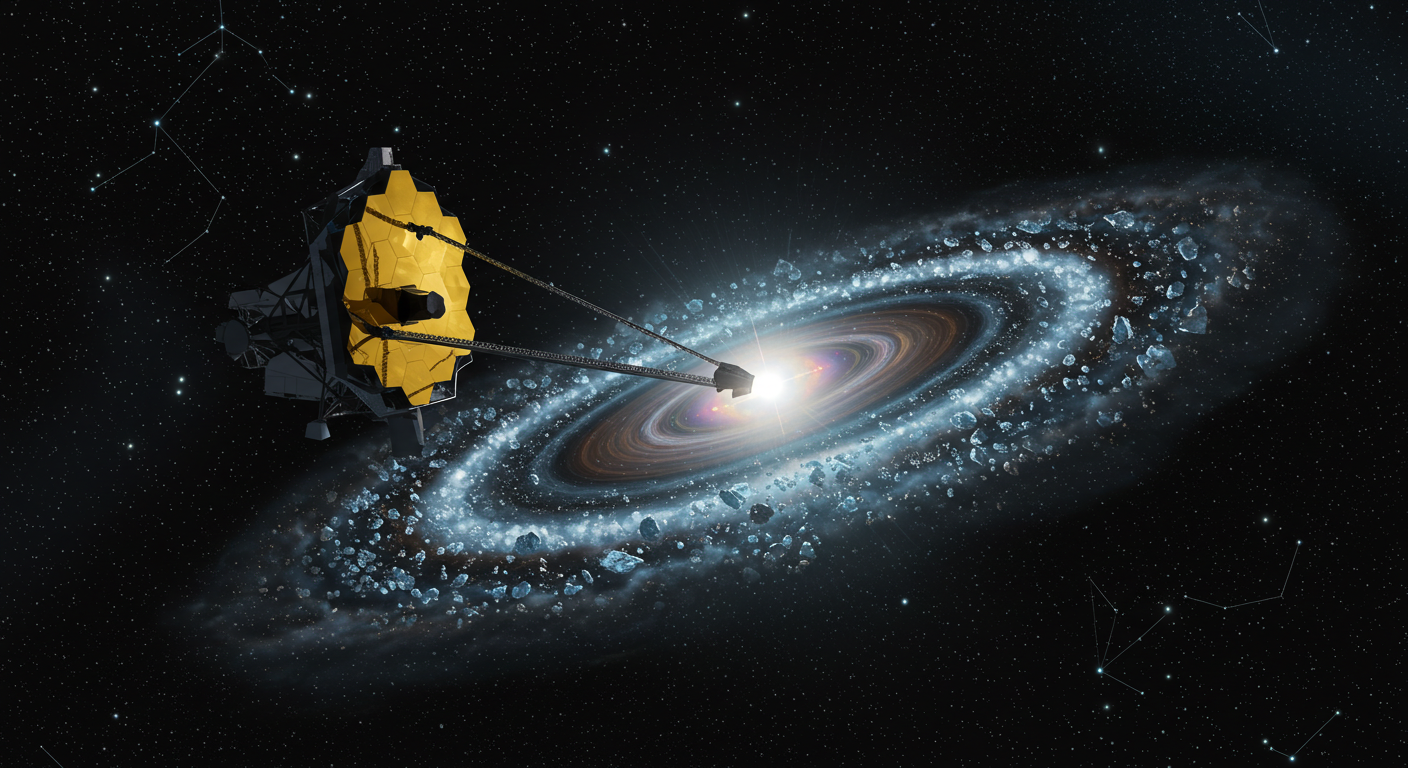 ジェームズ・ウェッブ宇宙望遠鏡が太陽系外で初の水氷検出 - HD 181327恒星系で生命の起源に迫る発見 - innovaTopia - （イノベトピア）