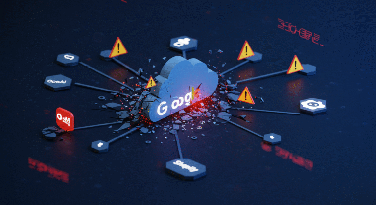 Google Cloud大規模障害でOpenAI・Shopify・Cloudflareが同時停止、クラウド依存リスクが浮き彫りに