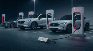 HondaとAcura、Teslaスーパーチャージャー解禁｜NACS標準統一で充電環境が劇的改善 - innovaTopia - （イノベトピア）