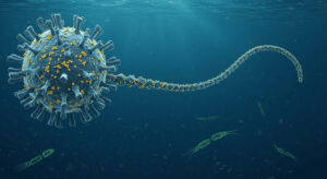 PelV-1：史上最長2.3マイクロメートルの尻尾を持つ巨大ウイルスを太平洋で発見 - innovaTopia - （イノベトピア）