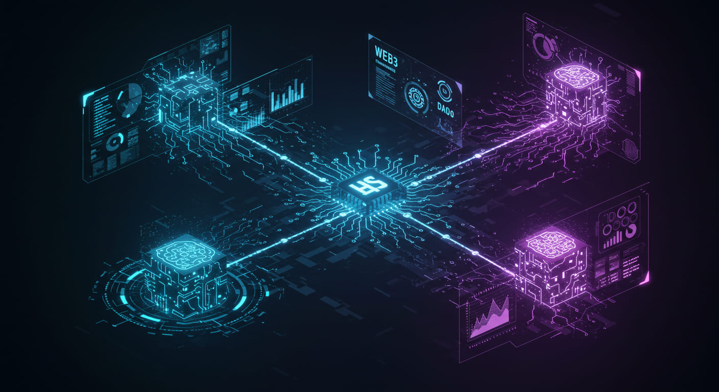 Web3×AI融合で6.3億ドル投資流入、DeFi自動化とDAO革新が加速する2025年最新動向