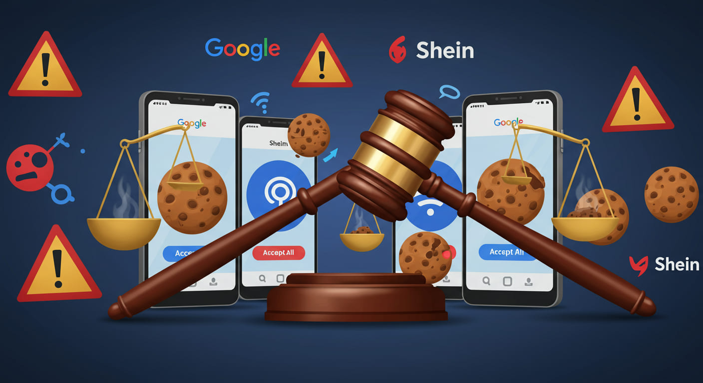 GoogleとShein、CNIL史上最高額の制裁金4億7500万ユーロ　クッキー同意違反で記録的処罰