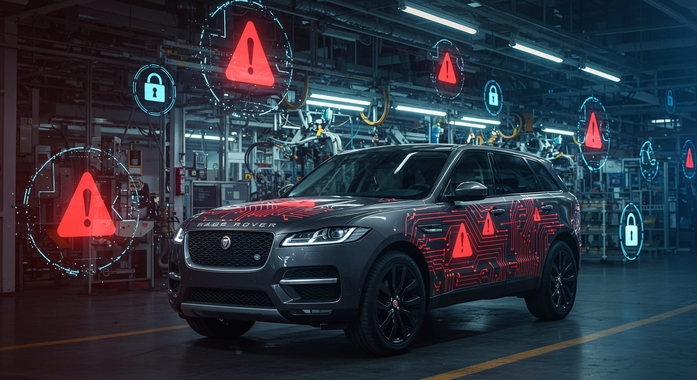 Jaguar Land Rover生産停止、サイバー攻撃で英国2工場閉鎖｜自動車業界デジタル化リスクが現実に