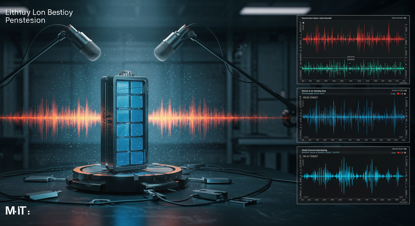 MIT、リチウムイオン電池の音響監視技術を開発—熱暴走を事前予測し火災事故を防止