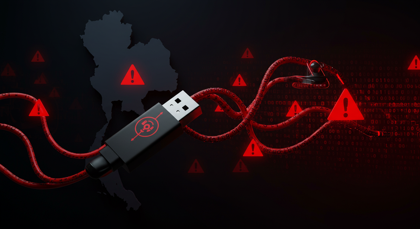 Mustang Panda、地理限定型USBワーム「SnakeDisk」でタイ政府を標的に - 最新サイバー攻撃の脅威