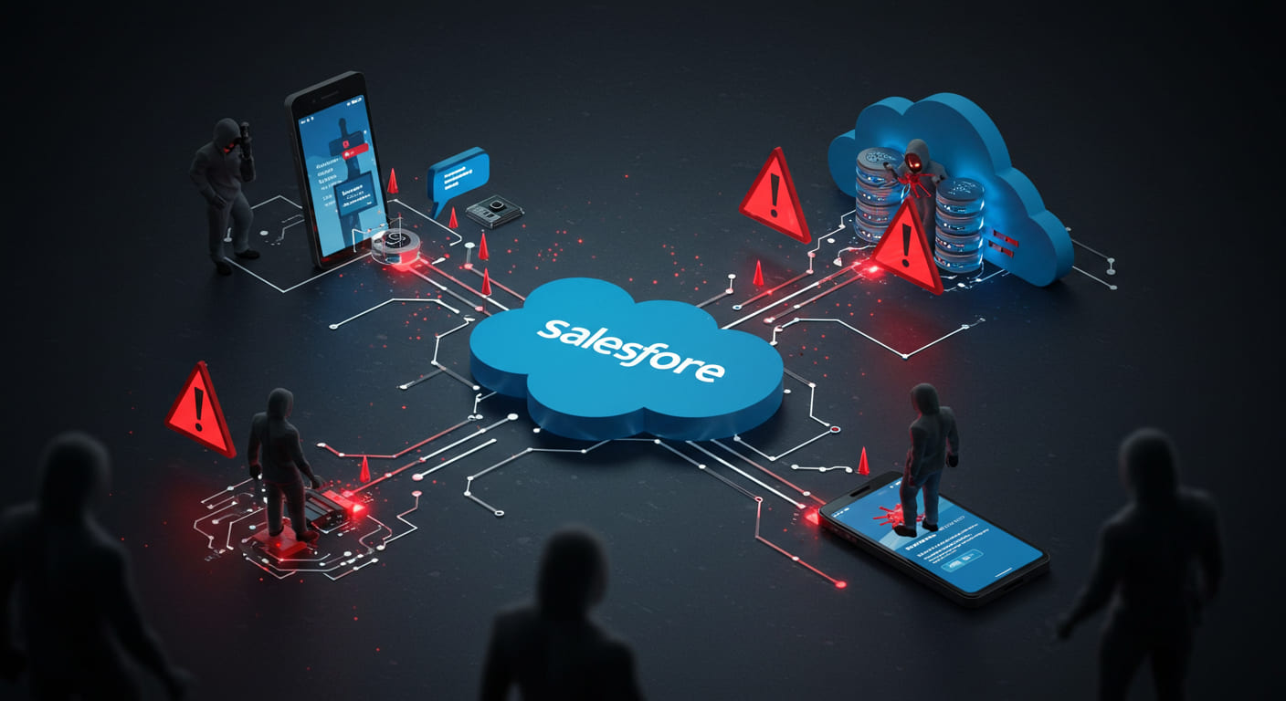 Salesforce標的のUNC6040・UNC6395にFBI警告　OAuth悪用で700社被害