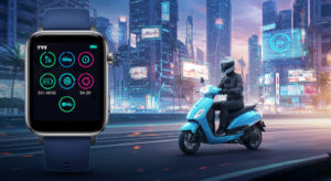 【インド】TVS MotorとNoise提携─iQubeで実現したEV×スマートウォッチ時代
